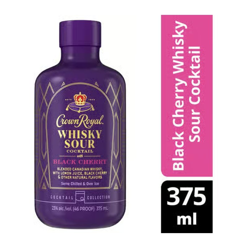 CROWN ROYAL SOUR BLK CHERRY 375ML