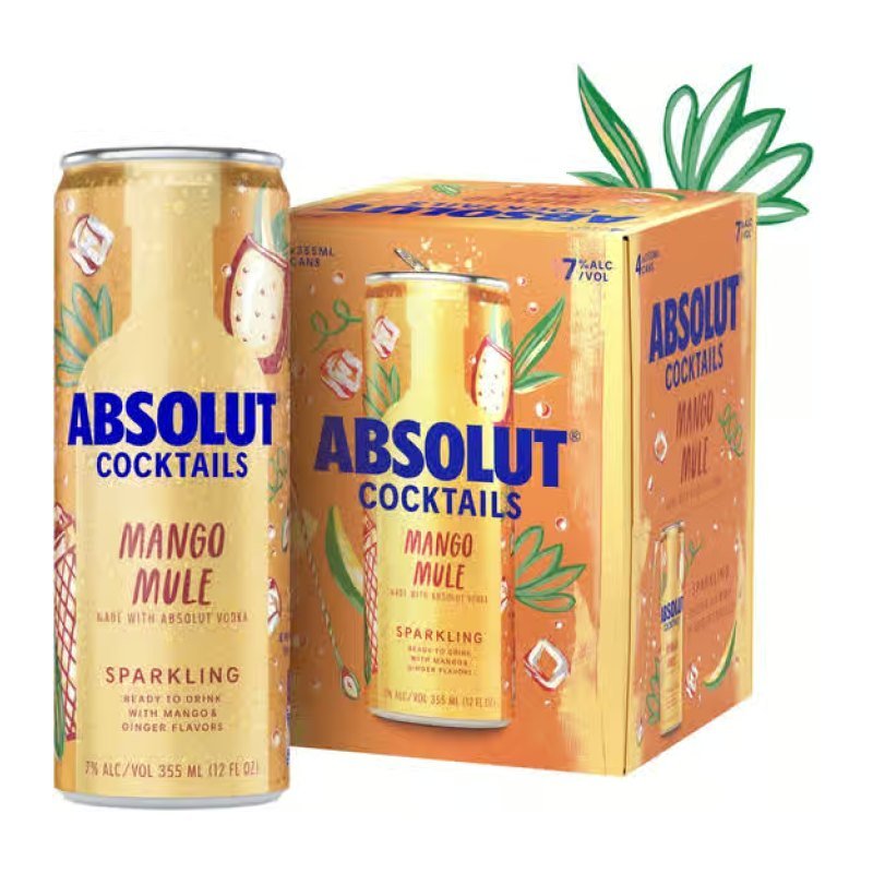 ABSOLUT MANGO MULE RTD 4PK 12OZ