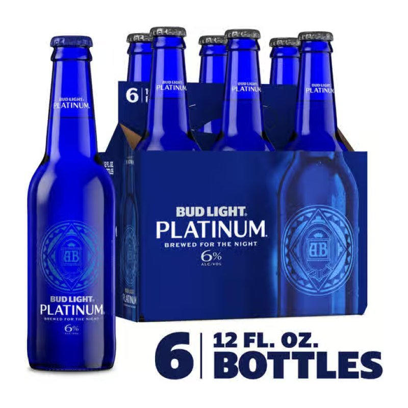 BUDLIGHT PLATINUM 6PK 12OZ BOTTLE