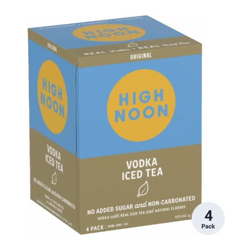 HIGH NOON VODKA TEA 4PK 12OZ