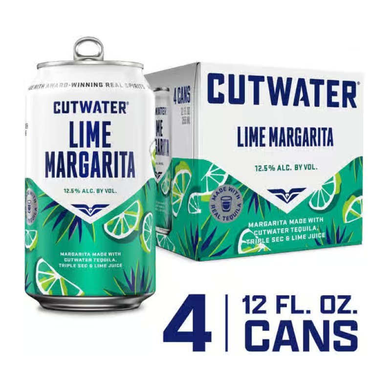 CUTWATER LIME MARGARITA 4PK 12OZ