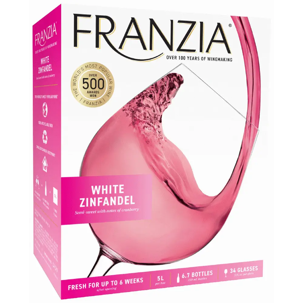FRANZIA WHITE ZINFANDEL 5L