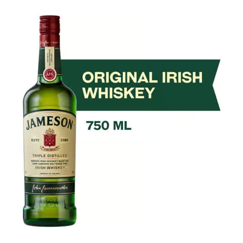 JAMESON IRISH WHISKEY 750ML