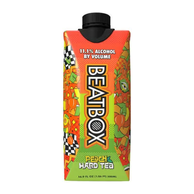 BEATBOX PEACH HARD TEA 500ML