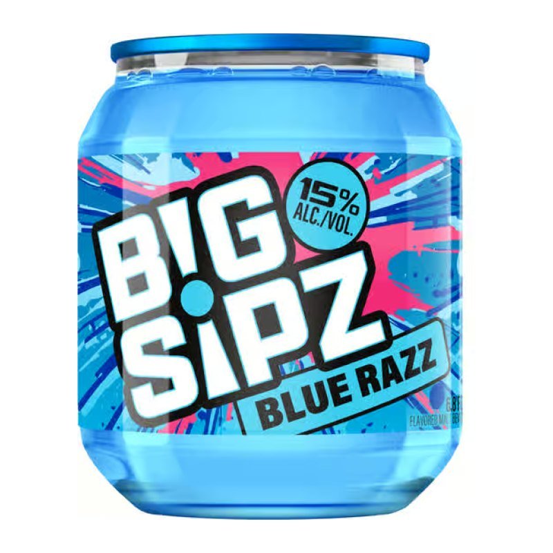 BIG SIPZ BLUE RAZZ 187ML