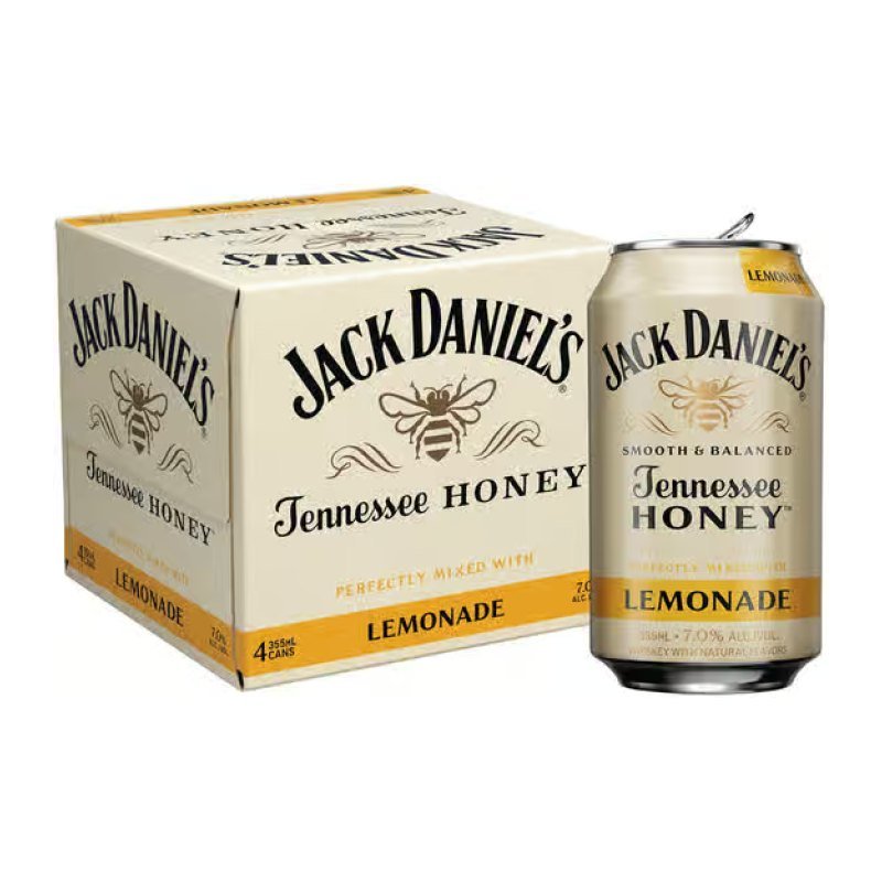 JACK DANIEL HONEY & LEMONADE 4PK 12OZ