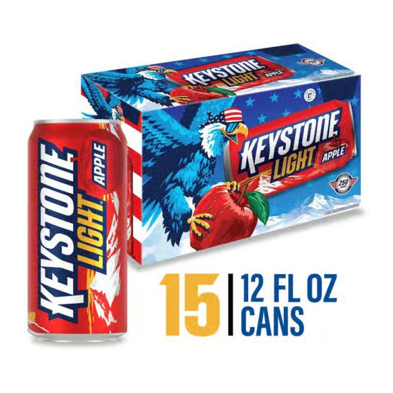 KEYSTONE LIGHT APPLE 15PK 12 OZ