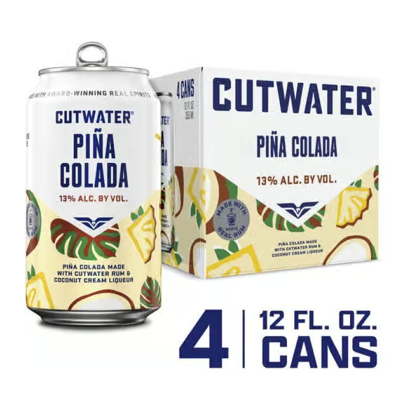 CUTWATER PINA COLADA 4PK