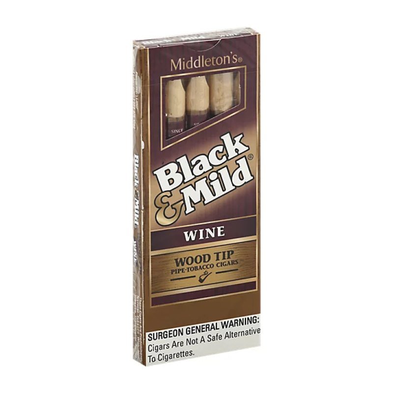 BLACK & MILD WINE WOOD 5PK