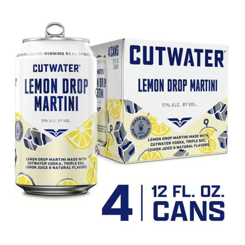 CUTWATER LEMON DROP MARTINI 4PK 12OZ