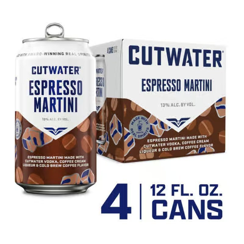 CUTWATER ESPRESSO MARTINI 4PK 12OZ