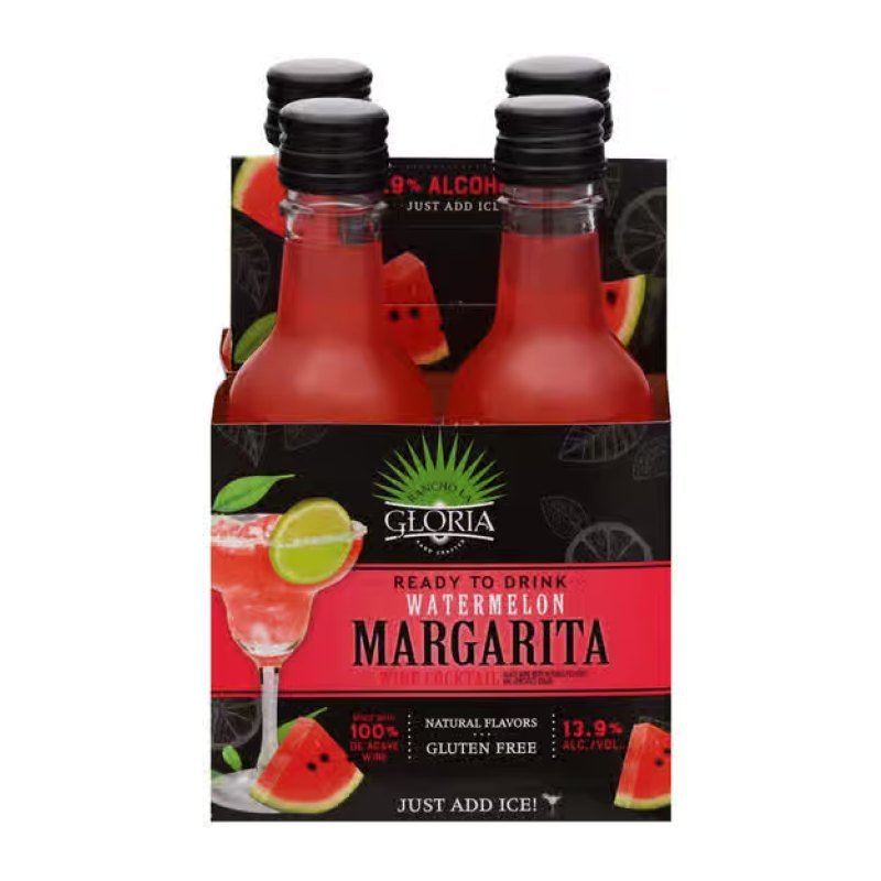 GLORIA MARGARITA WATERMELON 4PK 187ML