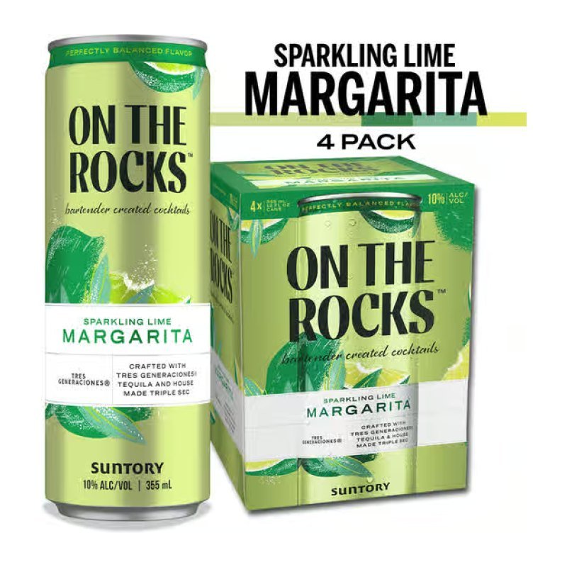 ON THE ROCKS LIME MARGARITA 4PK 12OZ
