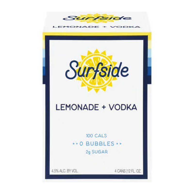 SURFSIDE LEMONADE VODKA 4PK 12OZ