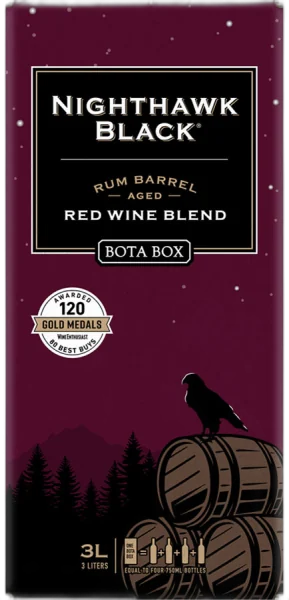 BOTA BOX NIGHTHAWK BLACK RED BLEND 3L