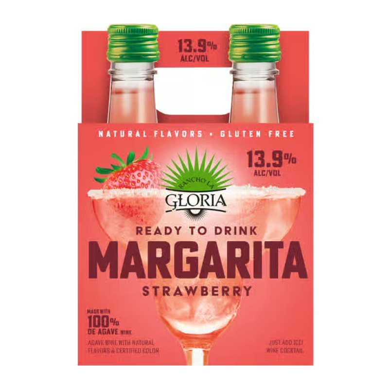 GLORIA MARGARITA STRAWBERRY 4PK 187ML
