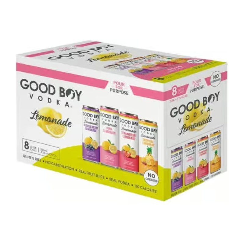 GOOD BOY VODKA LEMONADE 8PK 12OZ