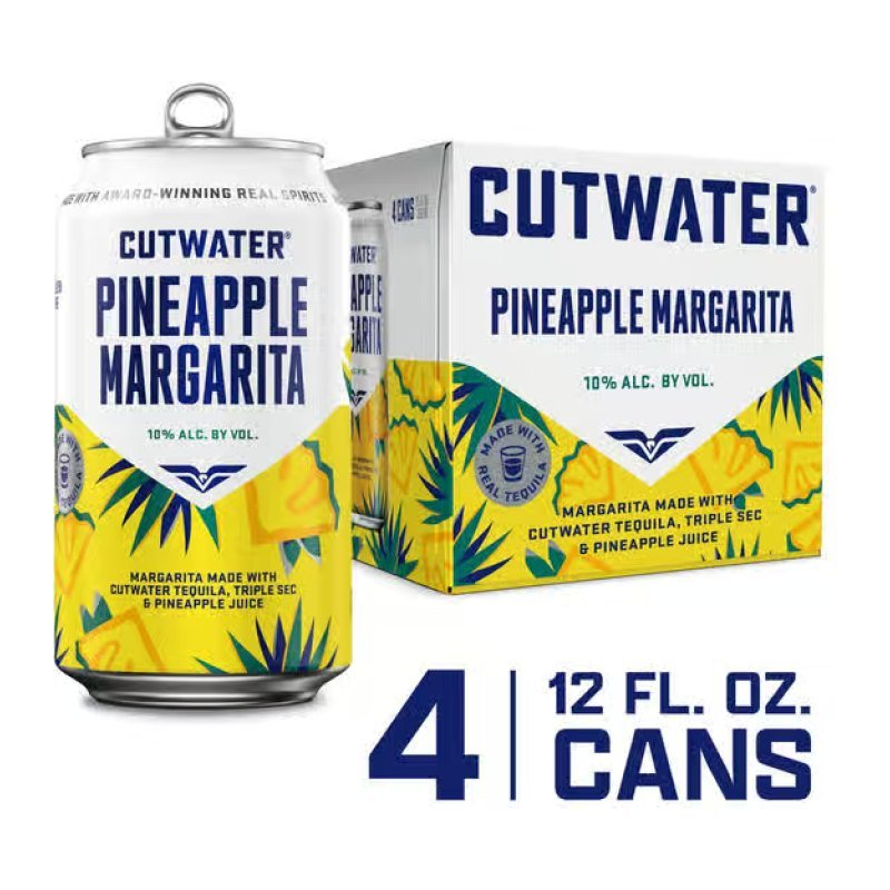 CUTWATER PINEAPPLE MARGARITA 4PK 12OZ