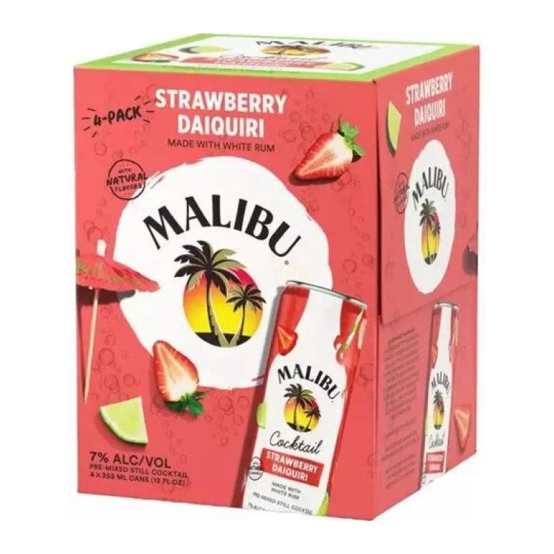 MALIBU RTD STRAWBERRY DAIQUIRI 4PK 12OZ