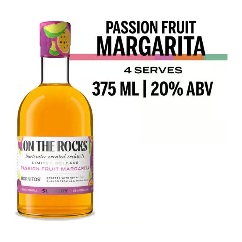 ON THE ROCKS PASSIONFRUIT MARGARITA 375ML