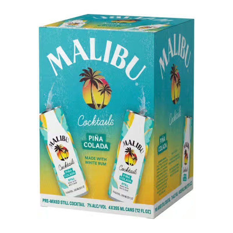 MALIBU RTD PINA COLADA RUM 4PK 12OZ