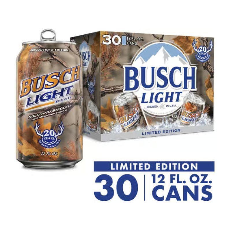 BUSCH LIGHT 30PK 12OZ CAN