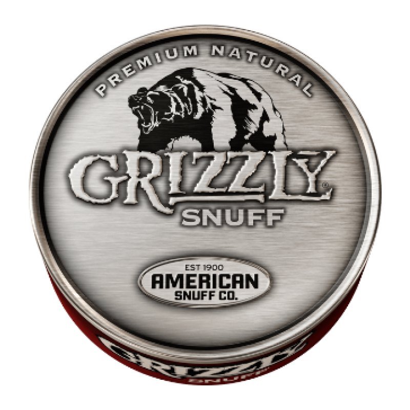 GRIZZLY SNUFF TIN